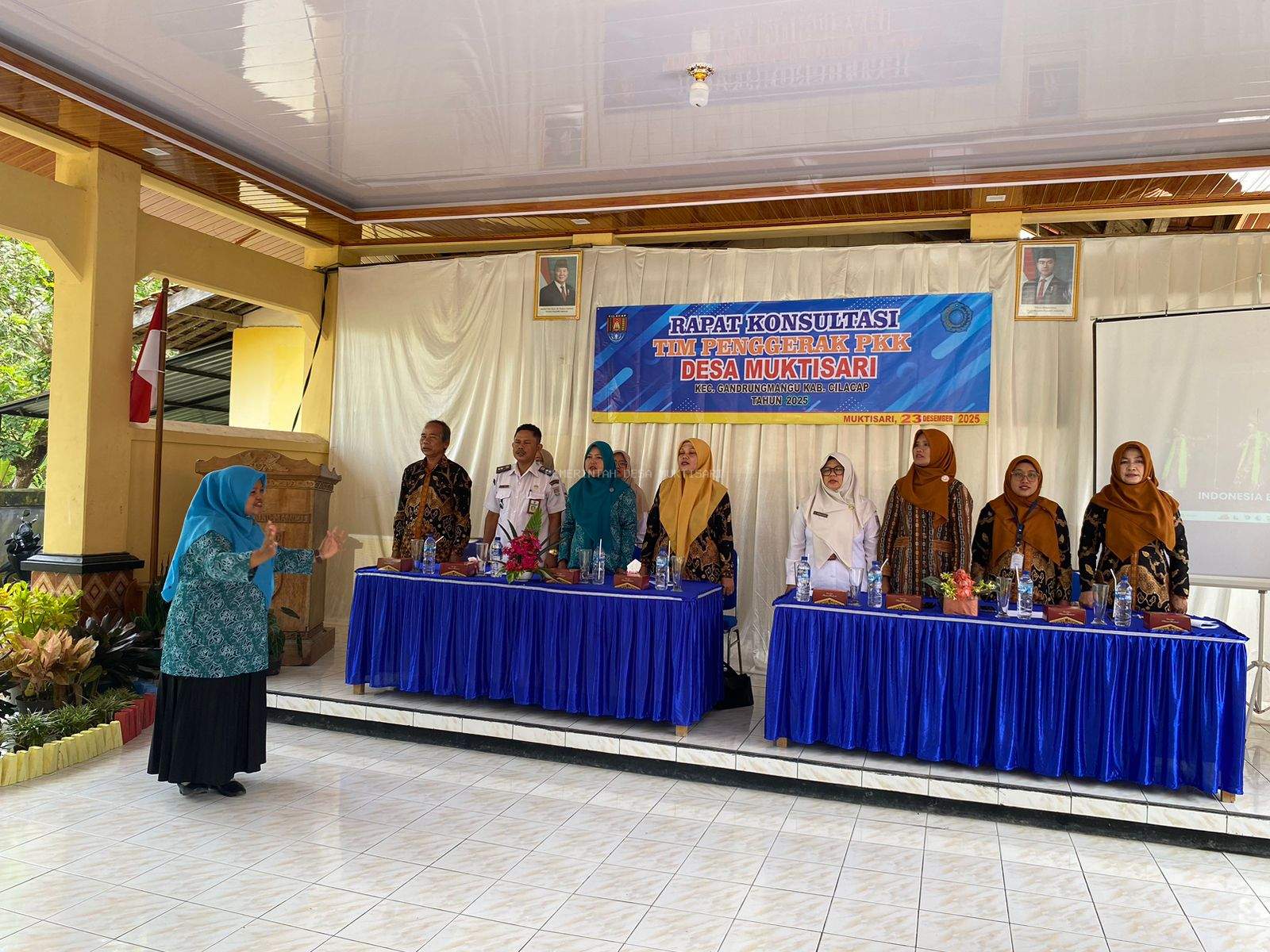 RAPAT KONSULTASI TIM PENGGERAK PKK DESA MUKTISARI